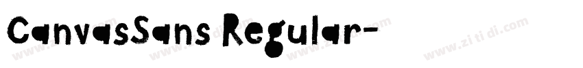 CanvasSans Regular字体转换 CanvasSans Regular字体转换